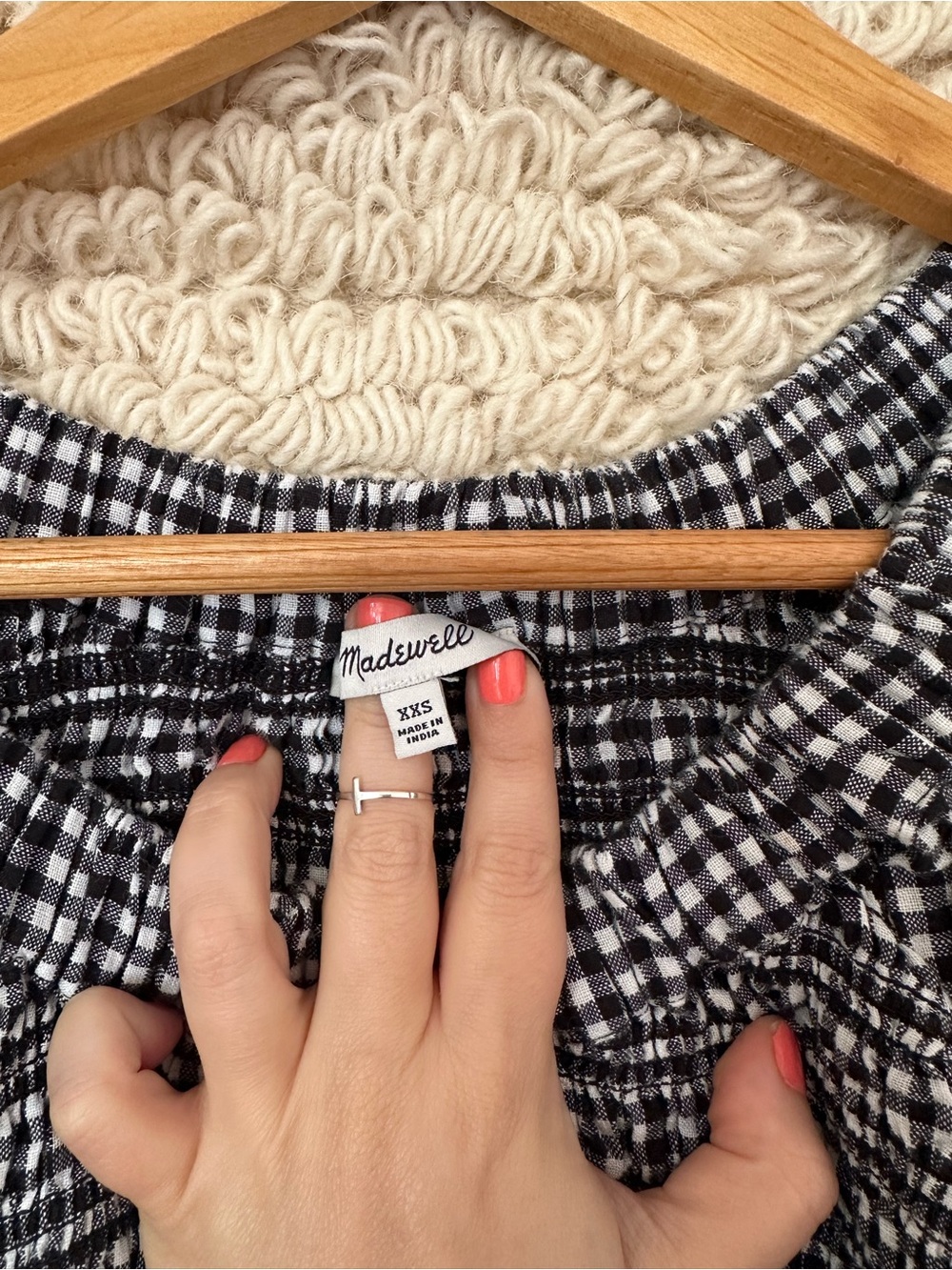 Madewell Smocked U-Neck Mini Dress - Picture 3 of 7